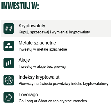 W co inwestować na Bitpanda