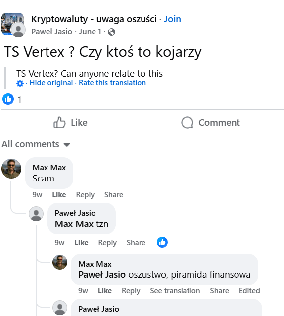 Opinie facebook