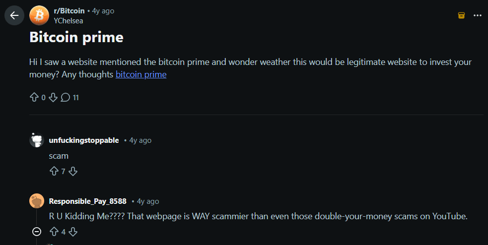 Bitcoin Prime reddit