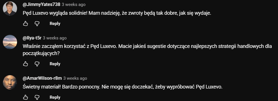 Pęd Luxevo opinie