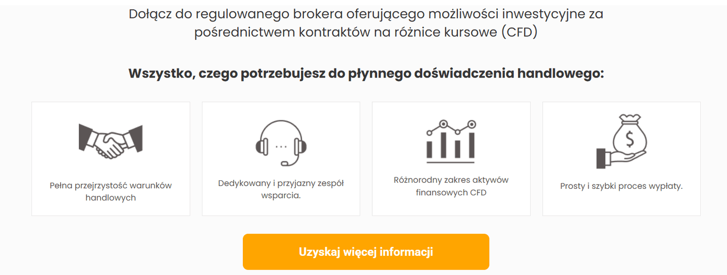 Finansero oferta: ponad 300 instrumentów CFD