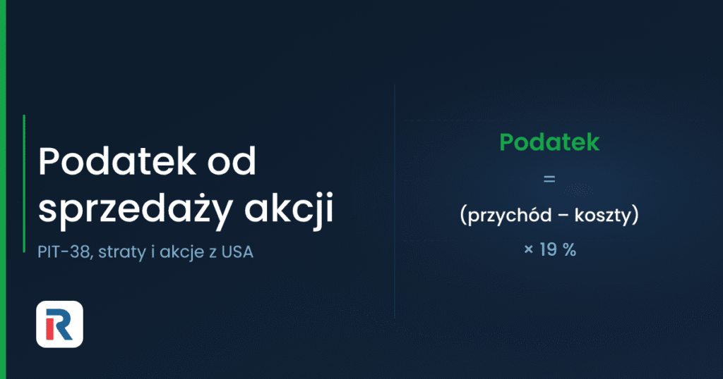 Podatek od sprzedaży akcji: wzór i stawka 19 %